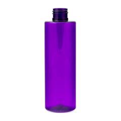 Прозрачный фиолетовый цилиндрический флакон 200 мл