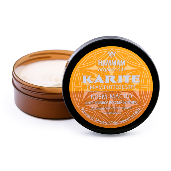 Египетское крем-масло Karite интенсивное восстановление Hammam Organic Oils