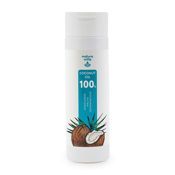 Органическое кокосовое масло Coconut Oil 100% Natura Vita