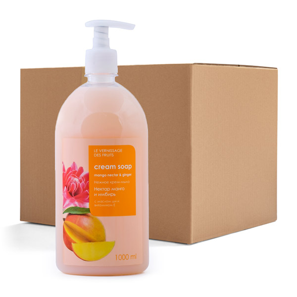 Крем-мыло «Нектар манго и имбирь» Le Vernissage Des Fruits (упаковка 6 штук)