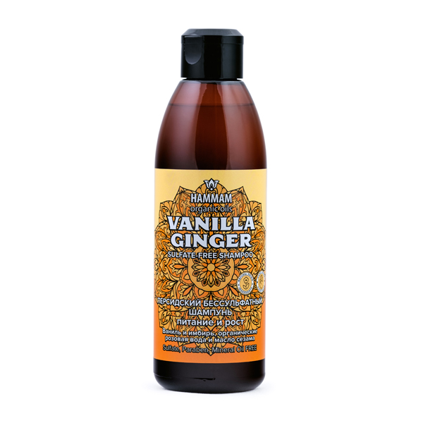 Набор персидской уходовой косметики Vanilla Ginger для волос Hammam Organic Oils