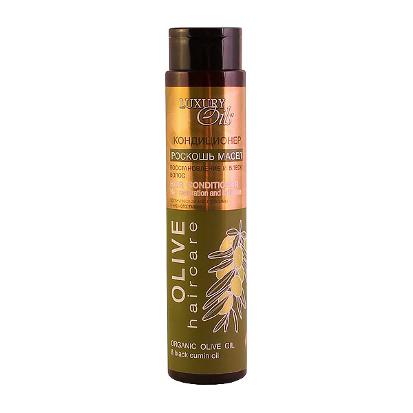 Кондиционер Olive Haircare «Восстановление и блеск волос» с органическими маслами оливы и черного тмина Luxury Oils