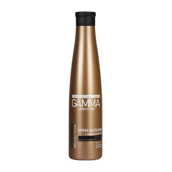 Крем-бальзам Gamma Perfect Hair с термозащитой для сухих и поврежденных волос