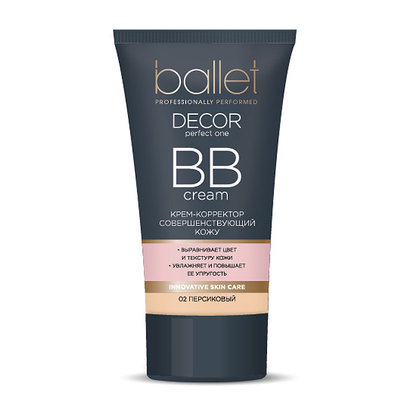 BB-крем для лица Ballet Decor «02 Персиковый» для всех типов кожи