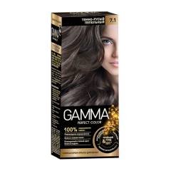 Крем-краска для волос Gamma Perfect Color «Темно-русый пепельный 7.1»