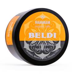 Черное марокканское мыло «Бельди» для волос и тела Hammam Organic Oils